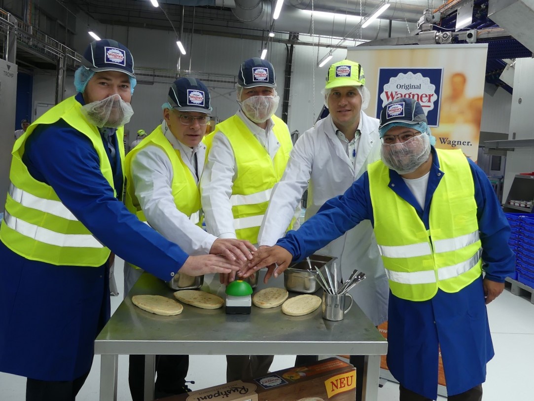 Nestlé Wagner, Pizza, Einweihung, neue Produktionslinie