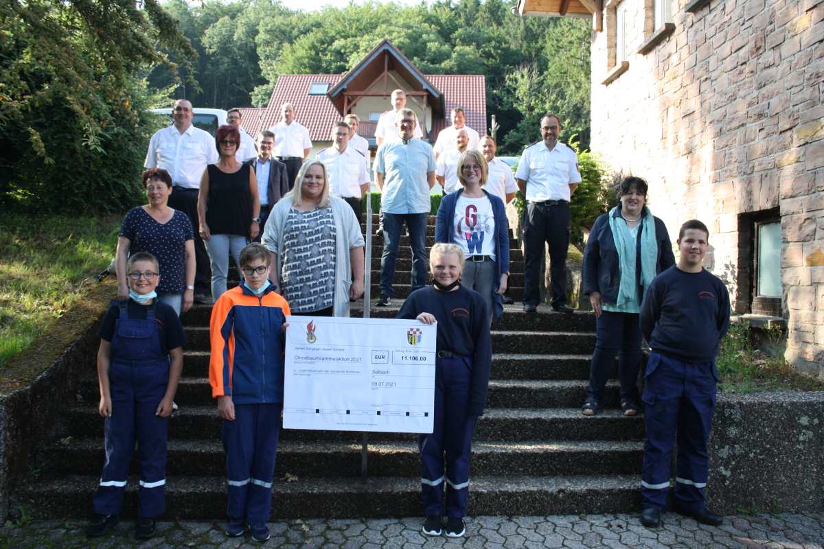 Christbaumsammelaktion der Jugendfeuerwehr