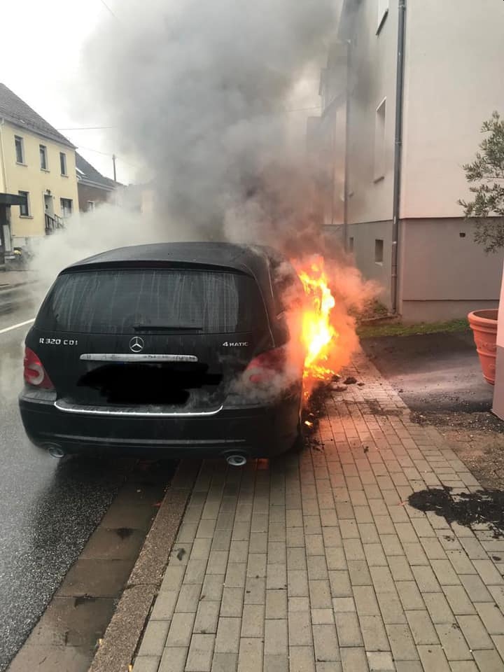 Fahrzeugbrand Alsweiler