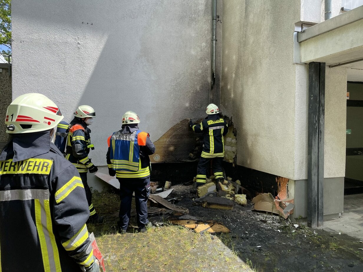 Brand Fassade St. Wendel
