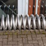 ein nicht vorbildlicher Fahrradständer