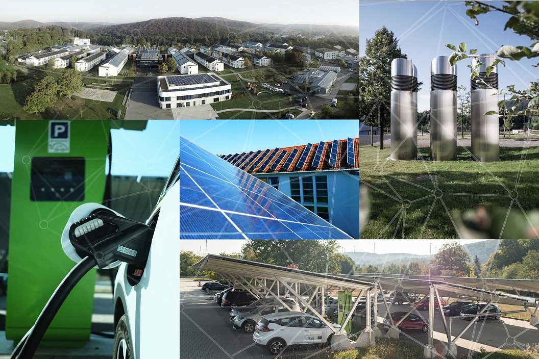 Collage Energiemanagement, Energienetze, Gebäude