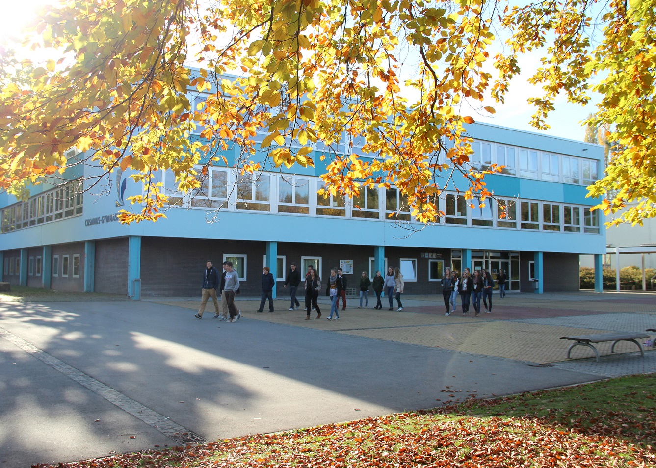 das Cusanus-Gymnasium in St. Wendel
