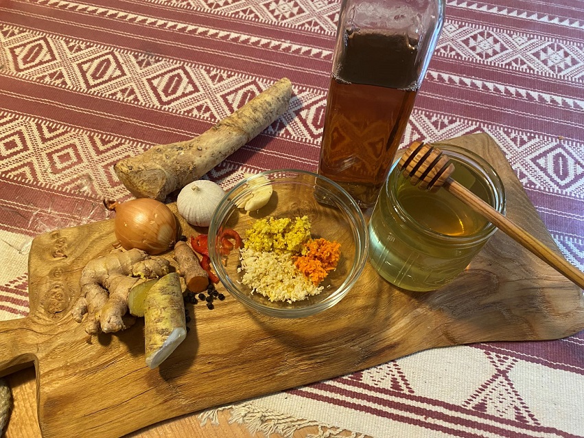 Die Zutaten für das natürliche Antibiotikum Rezept