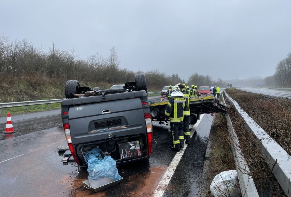 Unfall A62 Freisen