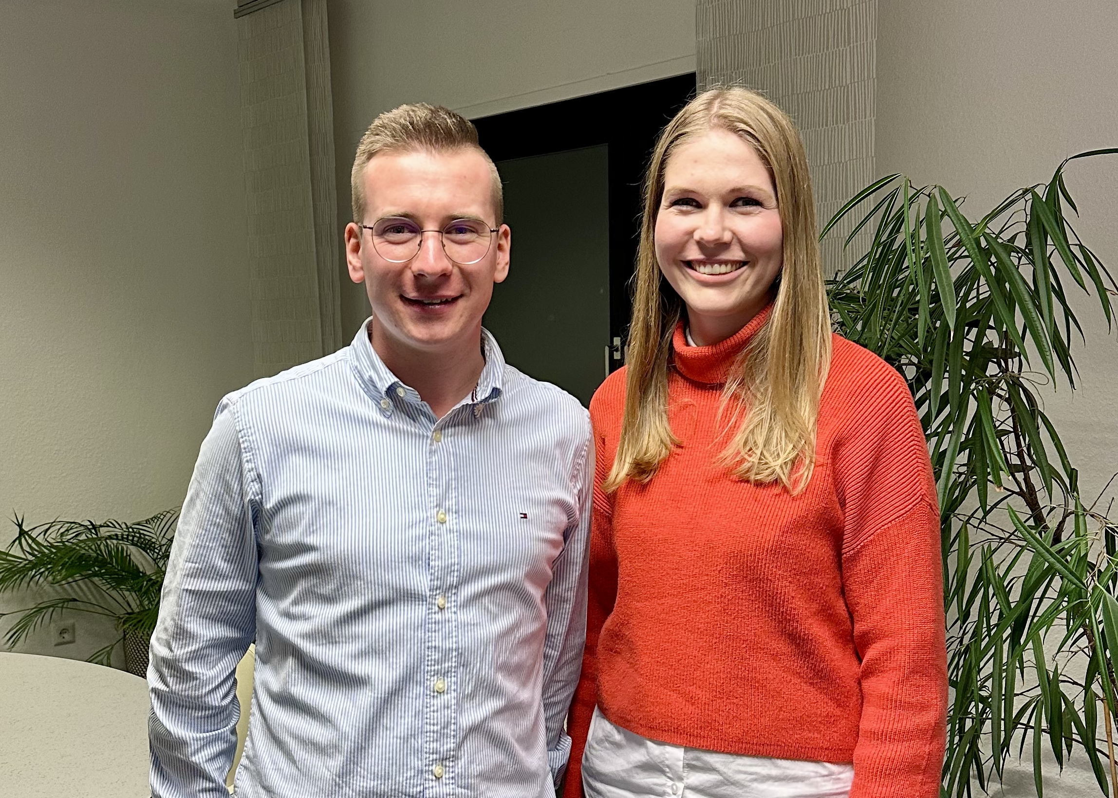 Jonas Reiter und Jana Litz