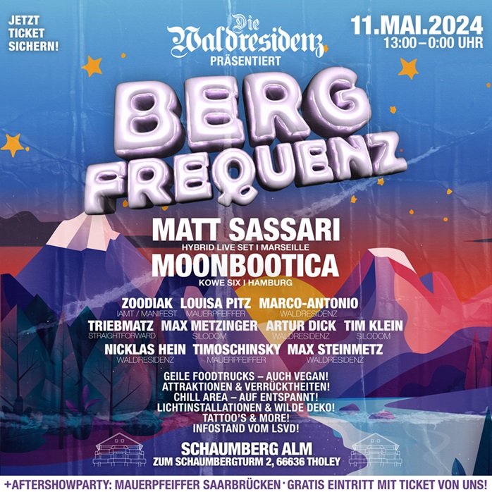 Poster Bergfrequenz