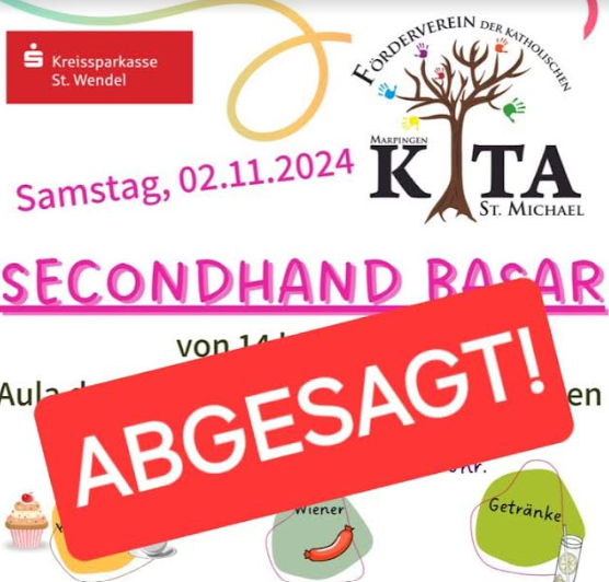 Herbstbasar in Marpingen abgesagt