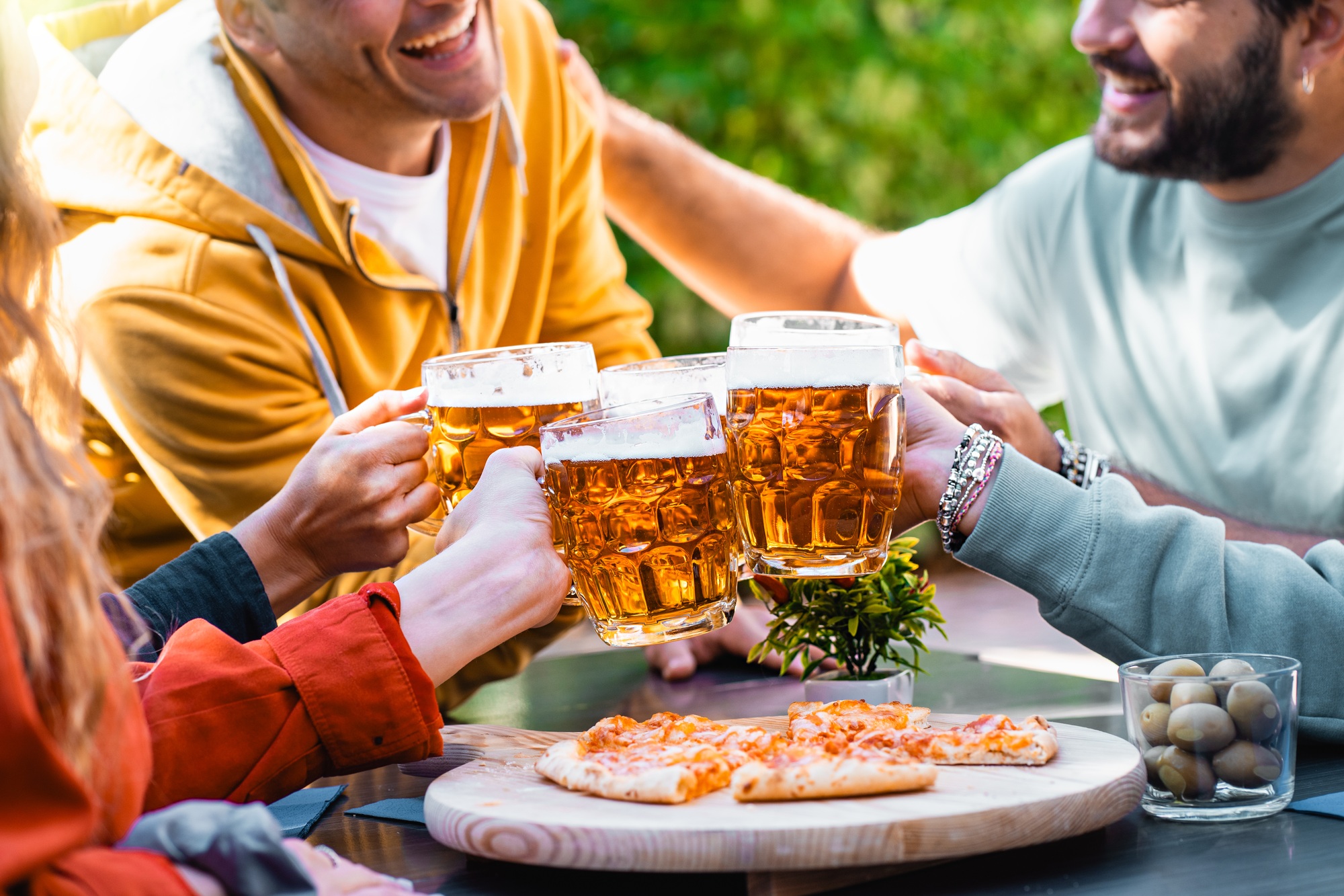 Pizza Cheers - Beer Garden Feast