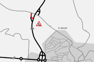 B 41: Abfahrt Alsfassen wird wegen Fahrbahnsanierung teilweise gesperrt