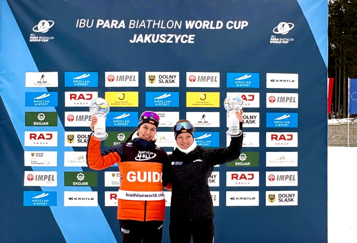 Johanna Recktenwald und Guide Emily Weiß