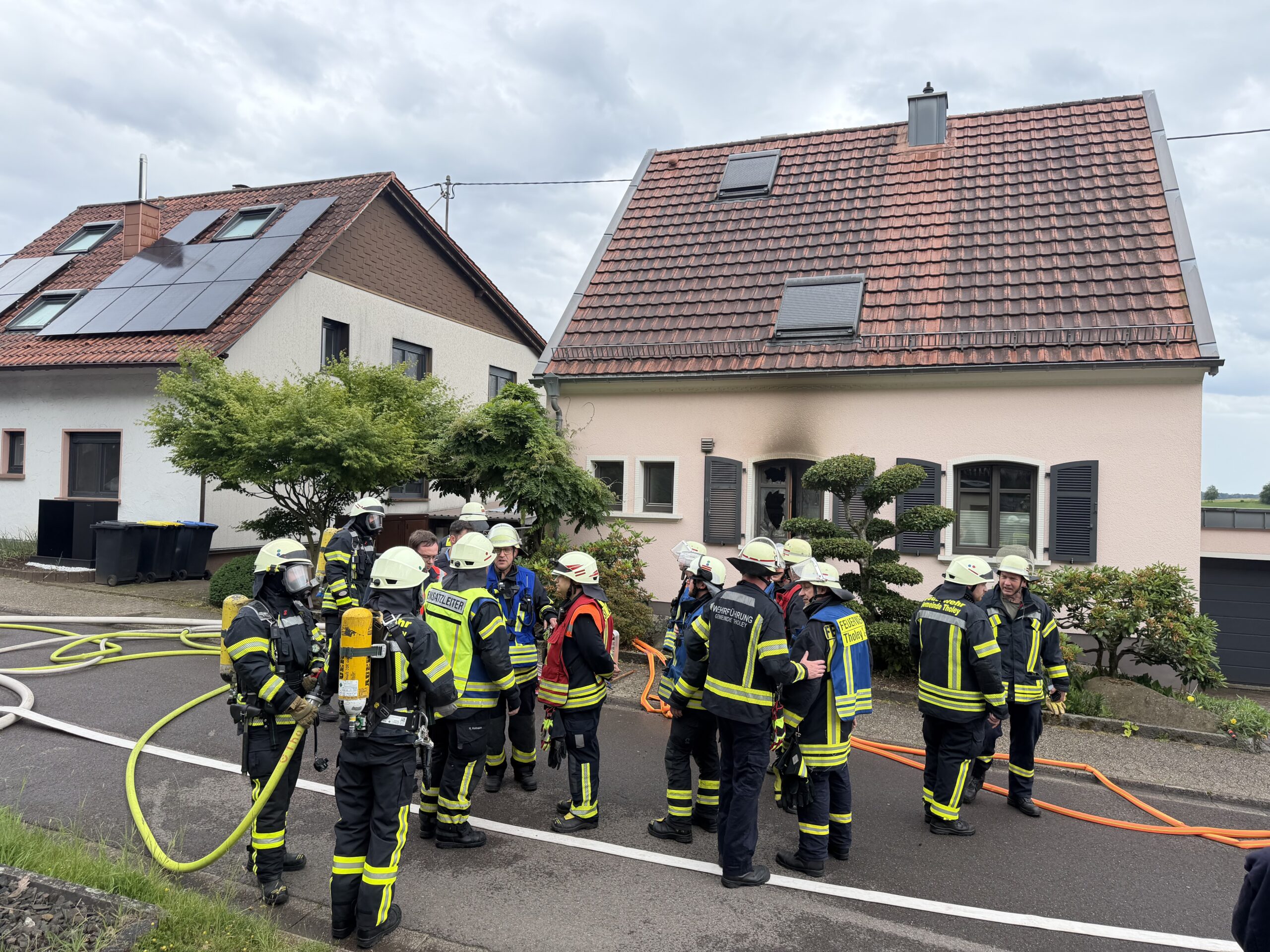 Wohnhausbrand in Tholey