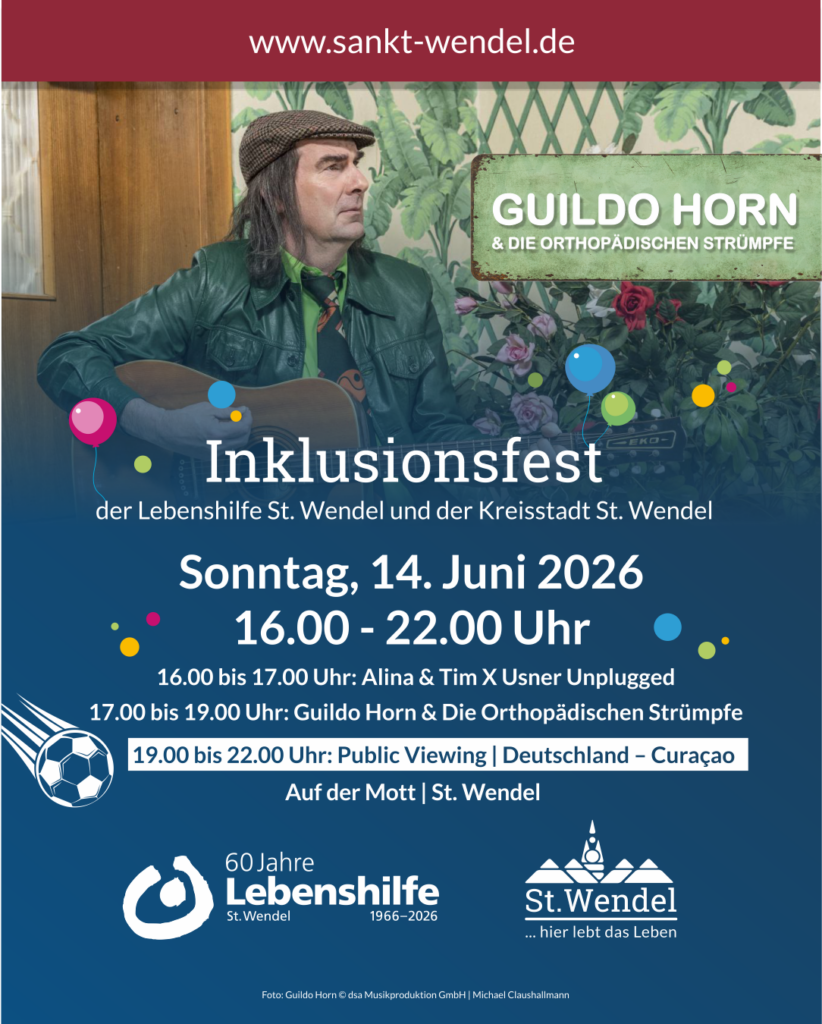 60 Jahre Lebenshilfe: St. Wendel lädt zu Inklusionsfest und Sommerfest ein