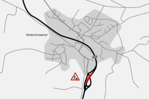 LfS sperrt B 41 bei Niederlinxweiler teilweise für Brückenarbeiten