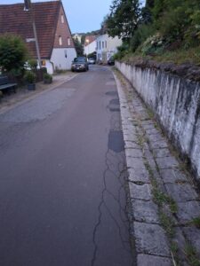 Bruchwiestraße im unteren Bereich