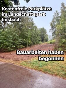 Gemeinde Tholey und SaarForst bauen neue Stellplätze am Landschaftspark