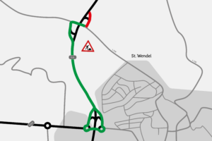 B 41 bei Alsfassen: Landesbetrieb setzt Bliestalbrücke vier Tage lang instand