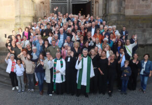 Bürger versammelten sich zum neunten Mal in der Wendelinusbasilika für den Frieden