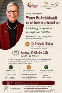 Dr. Michaela Glöckler spricht in St. Wendel über Erziehung im digitalen Zeitalter